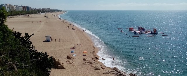 playa de Garbí de Calella